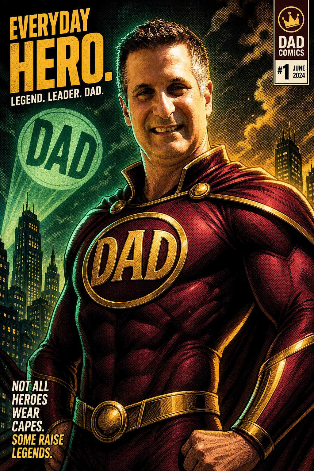 Comic Hero style